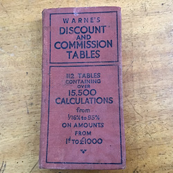 Warne's Discount and Commission Tables